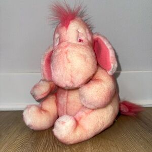 Disney Store Winnie The Pooh Eeyore Tip Dye Pink 12" Plush Stuffed Exclusive